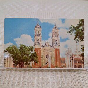 VTG 1970's Sanctuary of Our Lady of Ocotlan Church Tlaxcala Mexico Postcard UNP